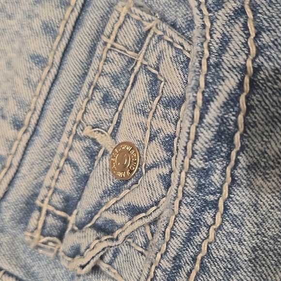 True Religion Women's Ricki Relaxed Big T Relaxed Carpenter Jeans, Size W28 - Picture 16 of 16